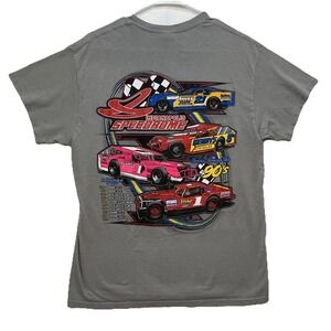 Indianapolis Speedrome‎ racing t-shirt 90s graphics